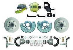 Fits Mopar 1962-74 B E Body Standard Power Disc Brake Conversion Kit Disc Drum