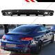 For 17-19 W205 2dr Coupe C63 Edition 1 Style Bumper Diffuser+chrome Exhaust Tips