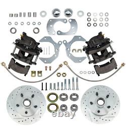 For 1949-53 Ford and Mercury Cars New 11 Inch Disc Brake Conversion Kit Fits