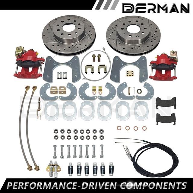 For Ford 9 Inch Universal Rear-end Disc Brake Conversion Kit Red Fits Brand New