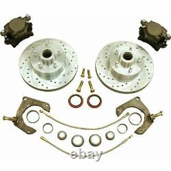 Front 11 Disc Brake Conversion Kit For Ford Mustang 1974-1978 Fits OEM Spindle