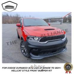 Front Bumper Conversion Kit Fits 2011-2020 Dodge Durango Up to 2021+ SRT Style