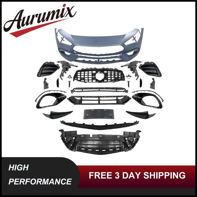 Front Bumper Conversion Kit Fits 2020-2023 Mercedes Benz Cla W118 To Amg Style