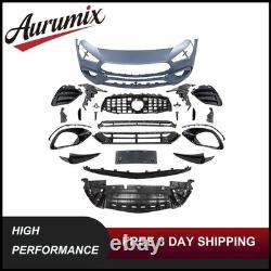 Front Bumper Conversion Kit Fits 2020-2023 Mercedes Benz CLA W118 To AMG Style