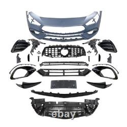 Front Bumper Conversion Kit Fits 2020-2023 Mercedes Benz CLA W118 To AMG Style