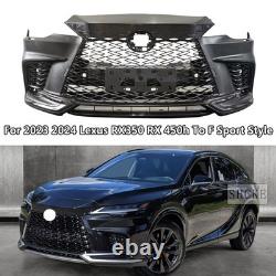 Front Bumper Conversion kit Fits 2023 2024 Lexus RX350 RX 450h F Sport Style