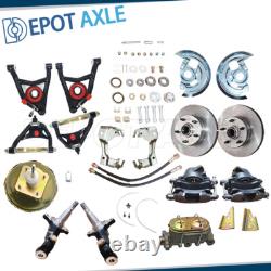 Front Disc Brake Conversion Kit+ Tubular Control Arms For 1964-1972 Chevelle Front Disc Brake Conversion Kit+ Tubular Control Arms For 1964-1972 Chevelle