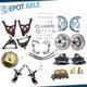 Front Disc Brake Conversion Kit+ Tubular Control Arms For 1964-1972 Chevelle