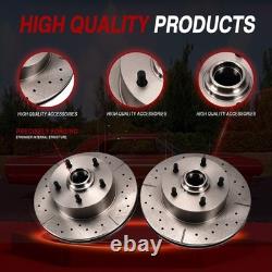 Front power disc brake conversion kit drilled rotors For 1959 1964 Chevrolet