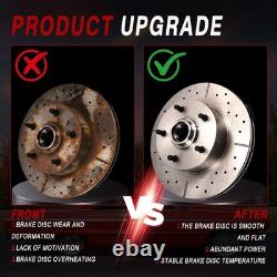 Front power disc brake conversion kit drilled rotors For 1959 1964 Chevrolet