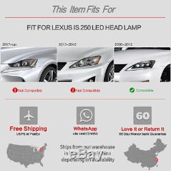 Full LED Headlights Fit for Lexus IS250 / IS350 / IS F 2006-2013 Assembly Set