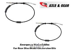 G2 Rear Disc Brake Conversion Kit withE-Brake Cables Fits JEEP TJ WRANGLER (97-98)
