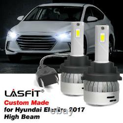 H7 LED High Beam Bulbs Super Bright WithAdapter fit for Hyundai Elantra 2017-2018