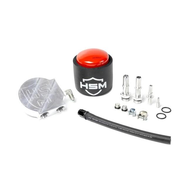 H&s Motorsports 121003 Fuel Filter Conversion Kit Fits Ford 6.7l 11-18