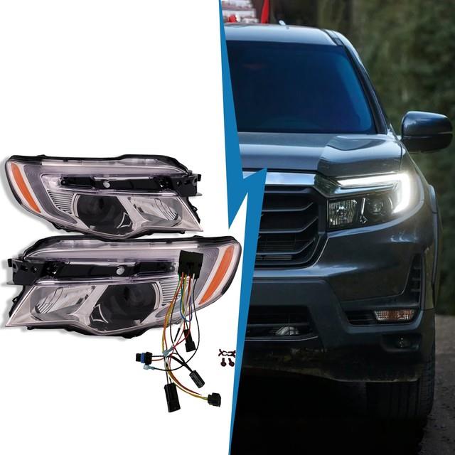 Headlight Led Conversion With Led Swoosh Drl Kit Fits 16-22 Pilot 17-20 Ridgeline
