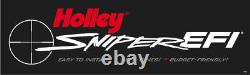 Holley 550-511 Sniper EFI Fuel Injection Conversion Kit fits all V8's Black