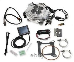 Holley Sniper EFI Fuel Injection Conversion Kit fits all V8's SHINY FINISH