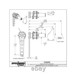 Hot Rod Cowl Steering Conversion Kit For Fits Mopar Steering Box