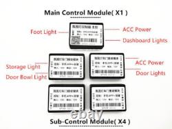 Interior Ambient RGB Color Shift Lighting Conversion Kit Fits 19-23 Ram 1500