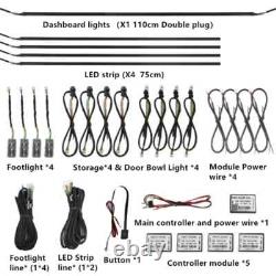 Interior Ambient RGB Color Shift Lighting Conversion Kit Fits 19-23 Ram 1500