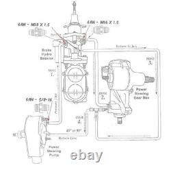JEGS 631538 HydroBoost Brake Conversion Kit Fits Select 1964-1972 Chevy Buick Ol JEGS 631538 HydroBoost Brake Conversion Kit Fits Select 1964-1972 Chevy Buick Ol
