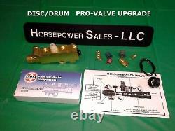 Jeep dana 30 Drum-to-DISC BRAKE CONVERSION KIT, Big Rotors/Calipers +No Grinding