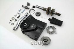 Kick Starter Conversion Kit Black fits Harley-Davidson