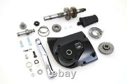 Kick Starter Conversion Kit Black fits Harley-Davidson