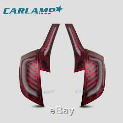 LED Benz Look Headlights Red Tail Lights Conversions For Honda Fit 2015-2017