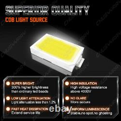 LED Headlight Fog Bulbs Kit Fits 2009 2010 2011 2012 Dodge Ram 1500 2500 3500