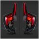 Led Jdm Blacked Tinted Tail Lights For Honda Fit Jazz 2015-2019 Rear Lamps