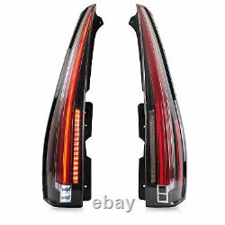 LED Taillights Lens Housing Assembly Fit 2007-2014 Cadillac Escalade ESV Lamp