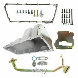 LS Swap Aluminum Oil Pan Retrofit Kit Low Profile For LS1 LS2 LS3 4.8 5.3 6.0 US