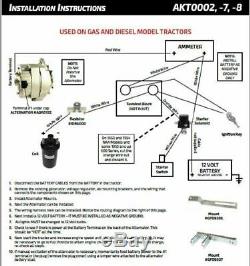 Made to Fit Ford Generator/Alt Conversion Kit 6 to 12V 2/4000 5/6/7/8/900 Series