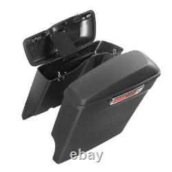 Matte 5'' Stretched Saddlebags Conversion Kit Fit For Harley Softail 1984-2017