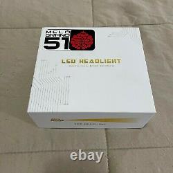 Melograno51 MJ88 Headlight H8 LED Kit 20000LM 45W HIGH/LOWithFOG Beam 6000K white