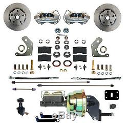 Mopar B & E Body Front Power Disc Brake Conversion Kit fits 14 in. Wheels