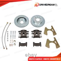 Motors Bolt-On Rear Disc Brake Conversion Kit, Fits For GM 10 and 12 Bolt NEW