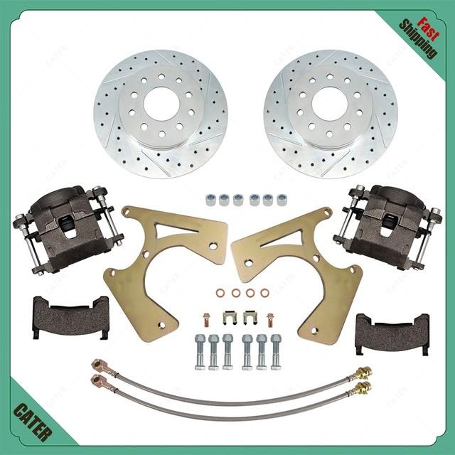 Motors Bolt-on Rear Disc Brake Conversion Kit, Fits For Gm 10 And 12 Bolt New