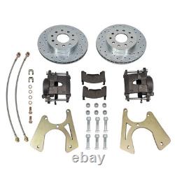 Motors Bolt-On Rear Disc Brake Conversion Kit, Fits for GM 10 and 12 Bolt New