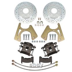 Motors Bolt-On Rear Disc Brake Conversion Kit, Fits for GM 10 and 12 Bolt New