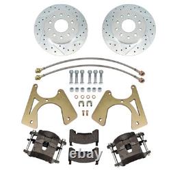 Motors Bolt-On Rear Disc Brake Conversion Kit, Fits for GM 10 and 12 Bolt New
