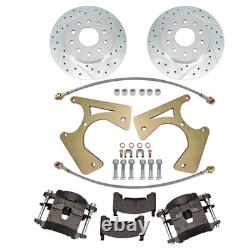 Motors Bolt-On Rear Disc Brake Conversion Kit, Fits for GM 10 and 12 Bolt New