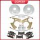 New Motors Bolt-on Rear Disc Brake Conversion Kit, Fits For Gm 10 And 12 Bolt