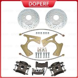 NEW Motors Bolt-On Rear Disc Brake Conversion Kit, Fits For GM 10 and 12 Bolt