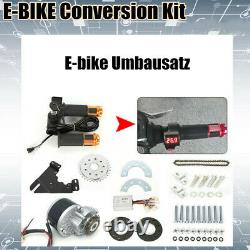 New 350W 36V E-Bike Conversion Kit Brush Motor fits for Left Chain Drive Custom