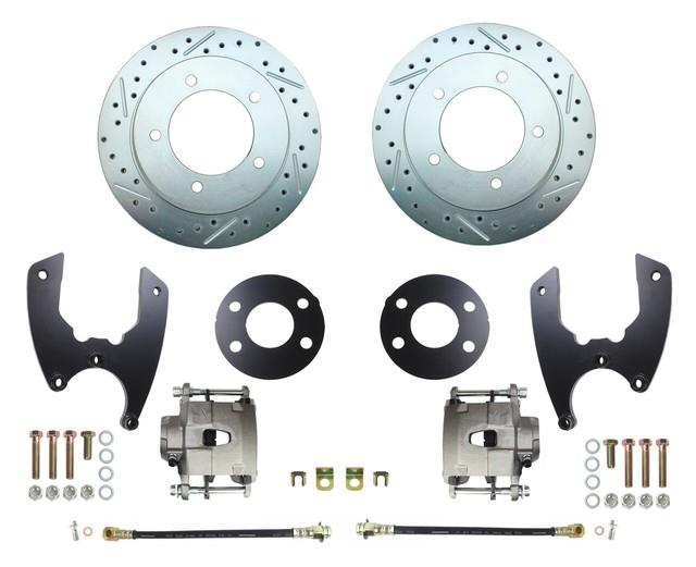 Performance Rear Disc Brake Conversion Kit D/s Rotors Fits 1976-86 Cj7 & Cj5