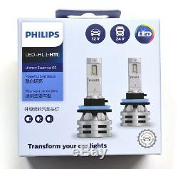 Philips Ultinon Essential G2 6500K H11 Two Bulbs Fog Light Replace OE Fit Lamp