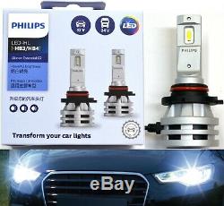 Philips Ultinon LED G2 6500K White 9005 HB3 Two Bulbs Head Light High Beam Fit