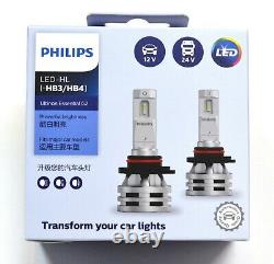 Philips Ultinon LED G2 6500K White 9006XS HB4A Two Bulbs Head Light Low Beam Fit